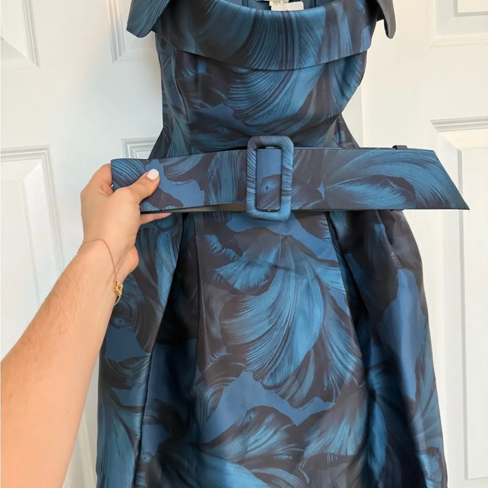 Sachin + Babi Blue Strapless Maxi Dress - Picture 5 of 5